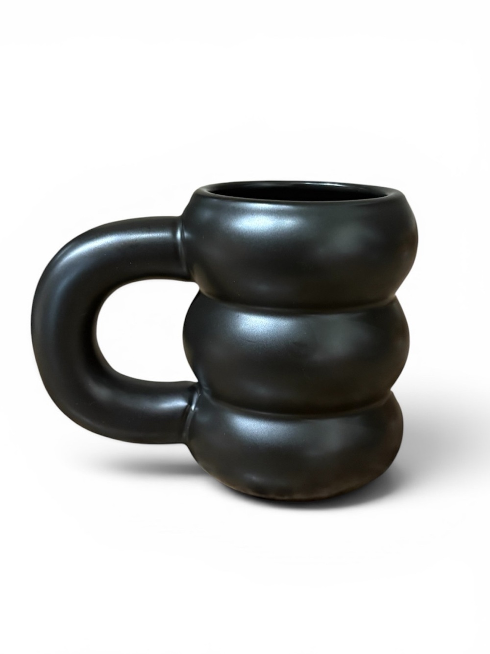 🌟5 for $25🌟 Modern Black Sculptural Mug